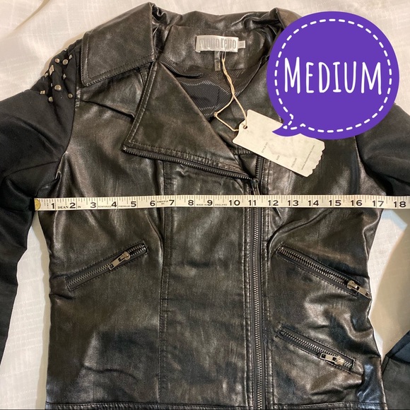 New Monoreno Vegan Leather Jacket - Picture 4 of 5